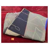 Vintage Unfinished Crazy Quilt