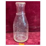 Vintage Mumper's Glass Milk Bottle