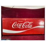 Vintage Coca-Cola Plastic Sign