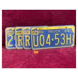 1964 Pennsylvania License Plates