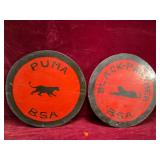 Vintage Wooden BSA Painted Signs