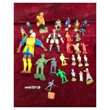 Vintage Plastic and Metal Figures