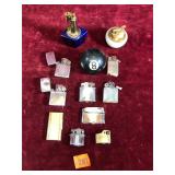 Various Vintage Lighters, Zippos and More