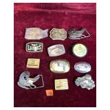 Various Vintage Belt Buckles