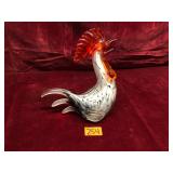 Art Glass Rooster Figurine