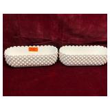 Vintage Milk Glass Planters