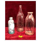 Vintage Glass Bottles,