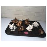 Lot of Ceramic Bunnies