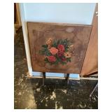 Vintage floral folding wooden table