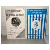 Pair of vintage advertising posters