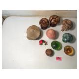 Lot of Decorative Mushrooms