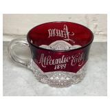 Antique Ruby Flash Glass