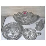 Vintage Cut Glass Bowls