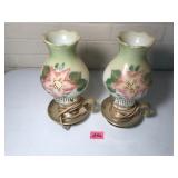 Vintage Milk Glass lamps