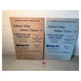 Vintage Musical, Cardboard Placard