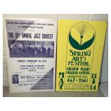 Pair of vintage advertising posters