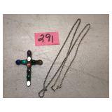 Vintage Sterling Cross