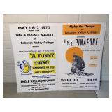 Pair of vintage advertising posters