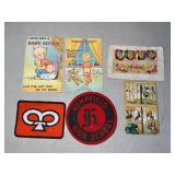 Vintage Cards, patches & postcards