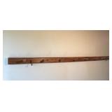 Vintage wooden carved coat/hat rack