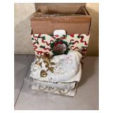 Ceramic Santa Cookie/Candy Dish