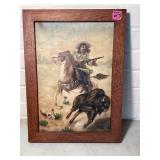 1922 Signed Framed Painting on canvas