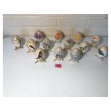 Lot of Decorative, Ceramic Eggs