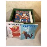 Crate of Old Playboy & Adult Magazines