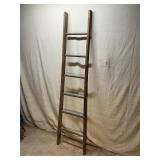 Vintage wooden ladder