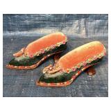 Antique Beaded Shoe Pin Cushions