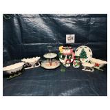 Lot of Christmas Ceramics