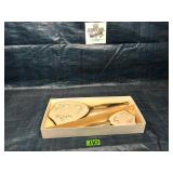 Vintage Mirror and Brush Set