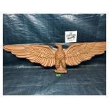 Vintage Cast Aluminum Painted Eagle