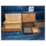 Vintage Wooden Crates