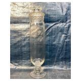 Antique glass apothecary bottle