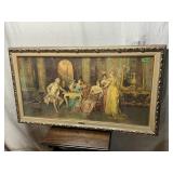 Large Victorian Framed Print/Painting/Artwork