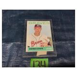 Warren Spahn Braves Card