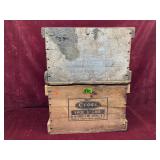 Vintage Wooden Crates