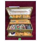 Vintage Costume Jewelry and Jewelry Box