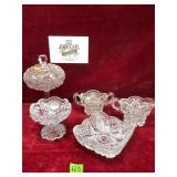 Vintage Clear Glass Dishware