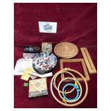 Vintage Looms,Buttons and More