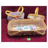 Longaberger Baskets and Liners