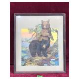 ART:  Framed C. Livingston Bull Sketch