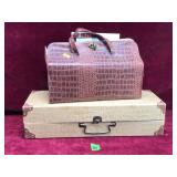 Vintage toy Dr. bag & Trumpet