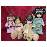 Precious Moments Native American Dolls