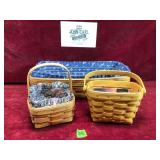 Longaberger Baskets and Liners
