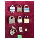 Various Vintage Locks