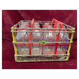 Milk Bottles and Crate