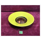 Vintage Railroad Orange Lens & Lens Bezel