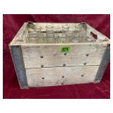 Milk Bottles and Crate